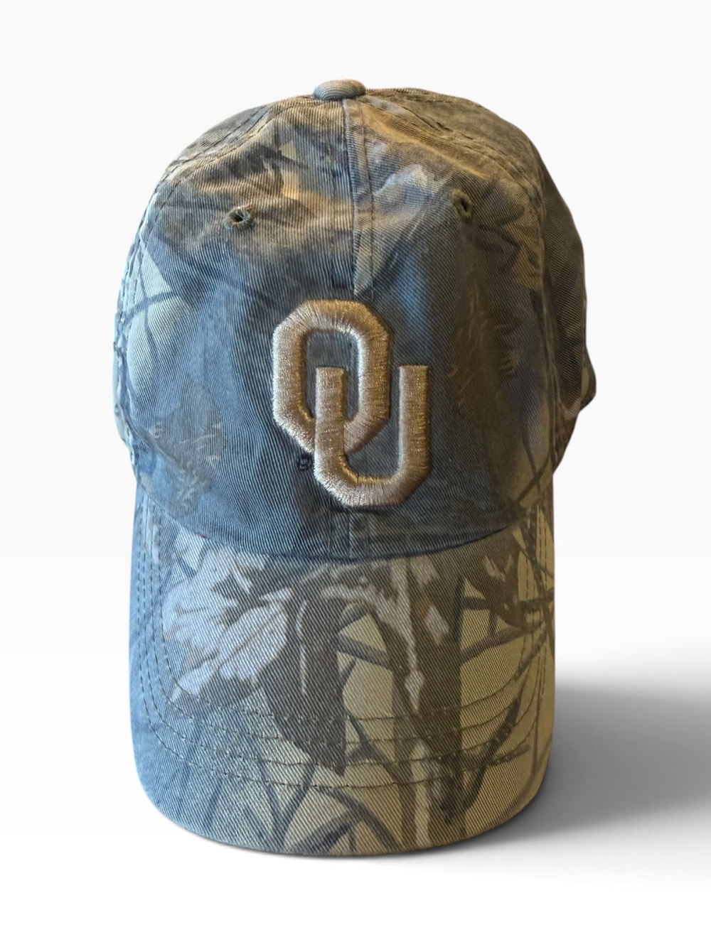 OU University of Oklahoma Camo Cap/Hat with Adjustable Fit